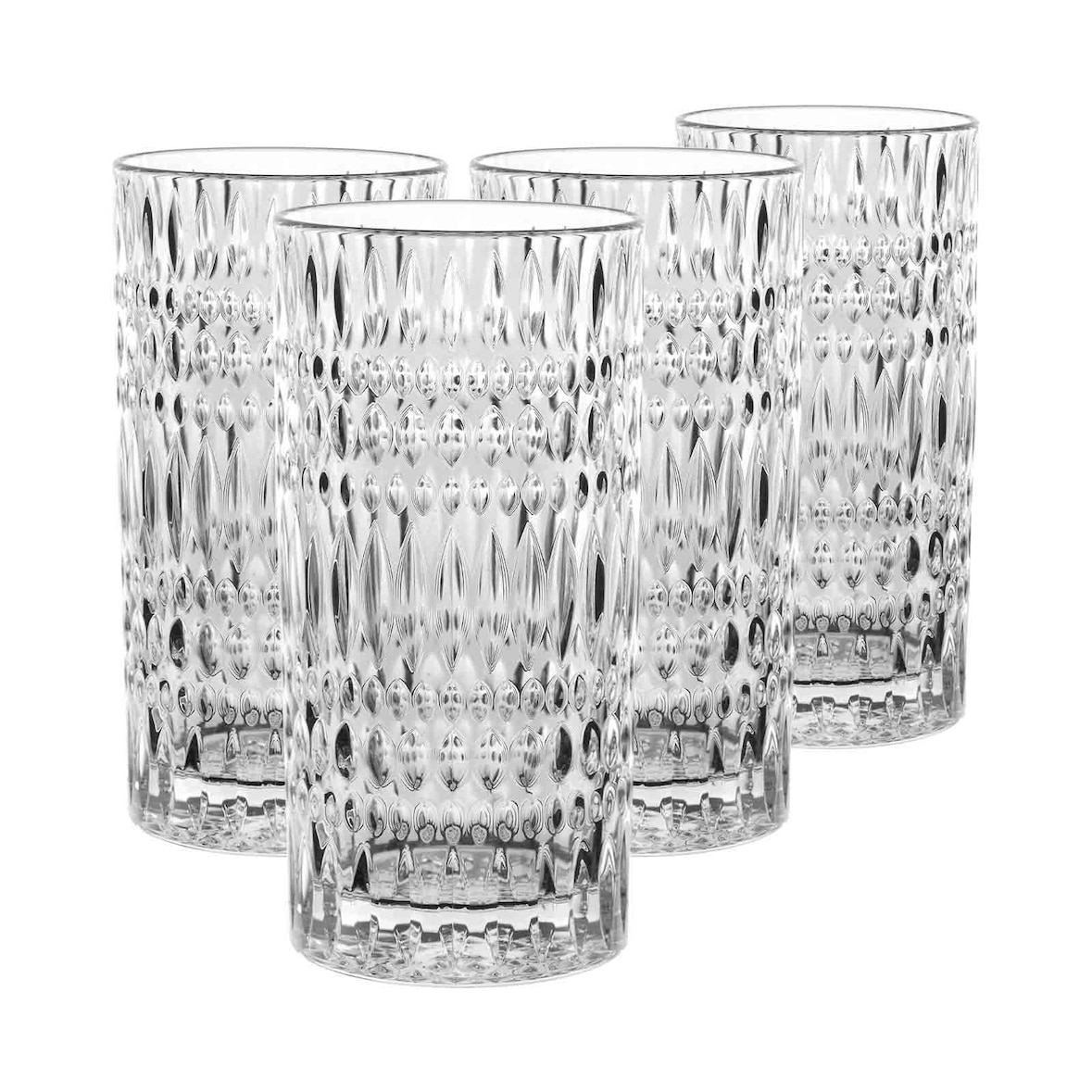 Nachtmann Ethno Longdrinkglas 420 ml 4er Set