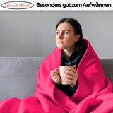 thumbnail of Kuscheldecke Rosa 270x230 cm Wolldecke Fleece extra weiche Wohndecke Sofa