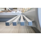 thumbnail of KBS Frischwarentheke 3205x1148x1200 mm mit Maschine und Seitenteilen grau 230 V