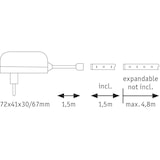 thumbnail of Paulmann YourLED Strip LED Blanc chaud 1,5m recouvert  4,5W 267lm/m  3000K 12VA 70317