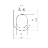 thumbnail of Belvit WC Luxus Sitz Absenkautomatik Softclose Toilettensitz Duroplast Weiß