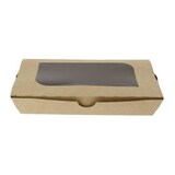 thumbnail of MONOUSO - Papieren Take-Out Container "Premium" 19x10x3,5cm 480ml (25 Stuks)