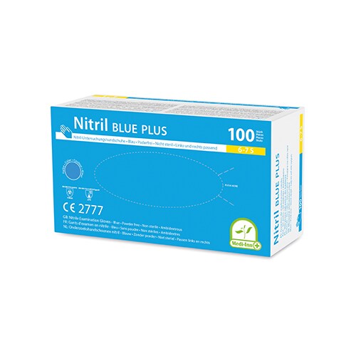 Medi-Inn® 100 "Medi-Inn®" Handschuhe, Nitril puderfrei "Blue Plus" blau Größe XXL