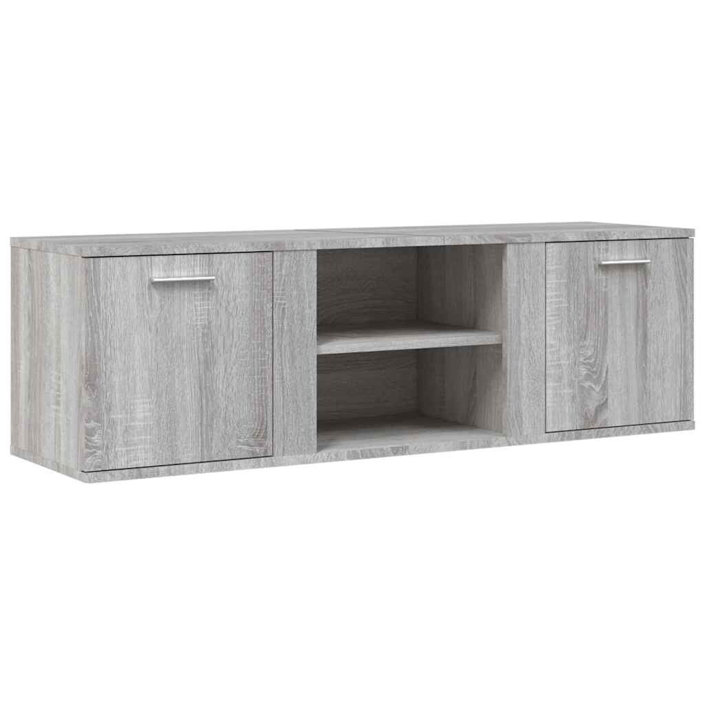 vidaXL TV-Schrank Grau Sonoma 120x34x37 cm Holzwerkstoff