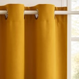 thumbnail of WellHome - Cortina isolante na cor ocre, 140 x 260 cm, 100% poliéster.