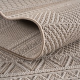thumbnail of Teppich Balkon Tropisch Pflegeleicht Waschbar Strapazierfähig Terrasse Küche Beige 160x230 cm OEKO-TEX Gekettelt – VENTOUX von Kadima Design