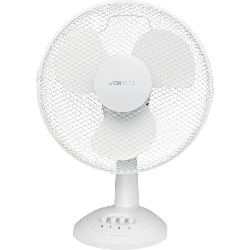 Ventilateur de table 30cm Clatronic VL 3602 Blanc