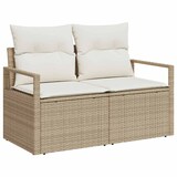thumbnail of vidaXL Garten-Sofa-Set mit Speicher 5 pcs Beige Poly Rattan
