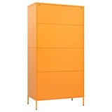 thumbnail of vidaXL Kleiderschrank Senfgelb 90x50x180 cm Stahl