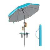thumbnail of Helloshop26 - Parasol upf 50+ inclinaison de 30° des 2 côtés hauteur réglable petite tablette crochets adapté pour plage jardin sans 12_0006893
