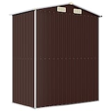 thumbnail of Helloshop26 - Gartenhaus Geräteschuppen Geräteschuppen robust dunkel 192 x 108 x 223 cm verzinkter Stahl braun 02_0022316