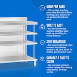 thumbnail of Royal Catering - Royal Catering Meuble bar comptoir - inox - 250 x 60 x 105 cm Comptoir de bar Plan de travail professionnel Table de travail en