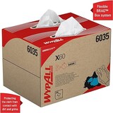 thumbnail of Chiffons WypAll X60 General Clean 6035 – Chiffons blancs – 1 boite BRAG x 200 chiffons de nettoyage blancs
