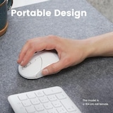 thumbnail of Perixx PERIMICE-802W, Bluetooth-Maus für PC und Tablet, schnurlos, weiß