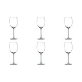 thumbnail of 6 x Weingläser, Weißweingläser, Glas, transparent, 44cl, Ø 8.5cm, Höhe:22.2cm