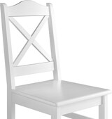 thumbnail of Weiße Essgruppe mit Küchentisch und 4 Stühle Massivholz 90.70-51 A W-Set 20