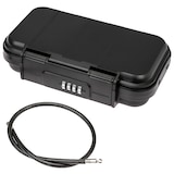 thumbnail of HMF 318-02 Tragbarer Safe mit Zahlenschloss, wasserdichter Mini Tresor mit Drahtseil, 23,5 x 14,5 x 5,8 cm