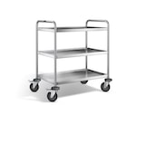 thumbnail of Blanco Servierwagen aus rostfreiem Edelstahl mit stahlverzinkten Rollen SW 8 X 5-3
