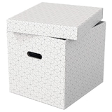 thumbnail of Pack 3 cajas de almacenaje cúbicas (365x320x315mm), blanca.