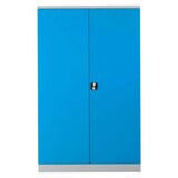 thumbnail of PROREGAL Stahlschrank BEE mit 7 verzinkten Fachböden | HxBxT 195x120x60cm | Grau-Hellblau | Werkstattschrank Werkzeugschrank Aktenschrank