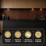 thumbnail of Panel decorativo con efecto de metal Corten oxidado, juego de 6 piezas, 120x60 cm, en PVC UV Ultra Slim