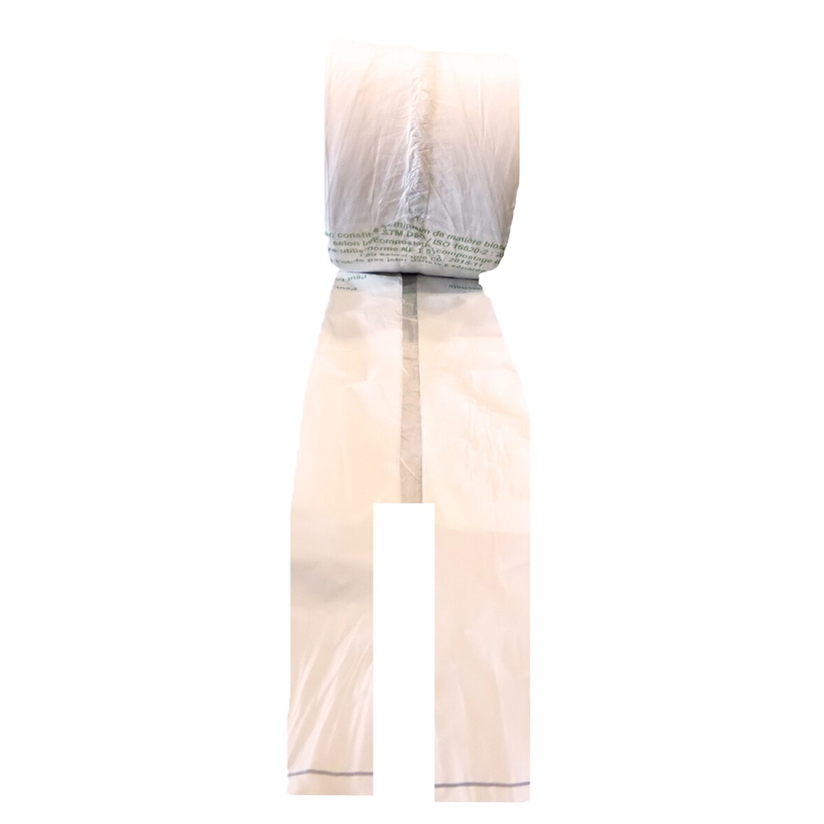 Sac en rouleau biosourcé transparent 45 x 23 x 12 cm x 2400 Evenplast - 118299
