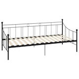 thumbnail of Cadre de lit de repos sans matelas noir métal 90x200 cm Modèle Xervioris