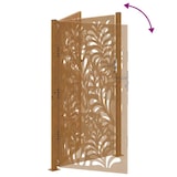 thumbnail of vidaXL Gartentor 105x180 cm Wetterfester Stahl Wellen-Design