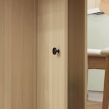 thumbnail of Mesa plegable de comedor mesa de cocina plegable con ruedas alas abatibles cajones y armario mesa plegable para 4-6 personas 120x60x76,5 cm natural