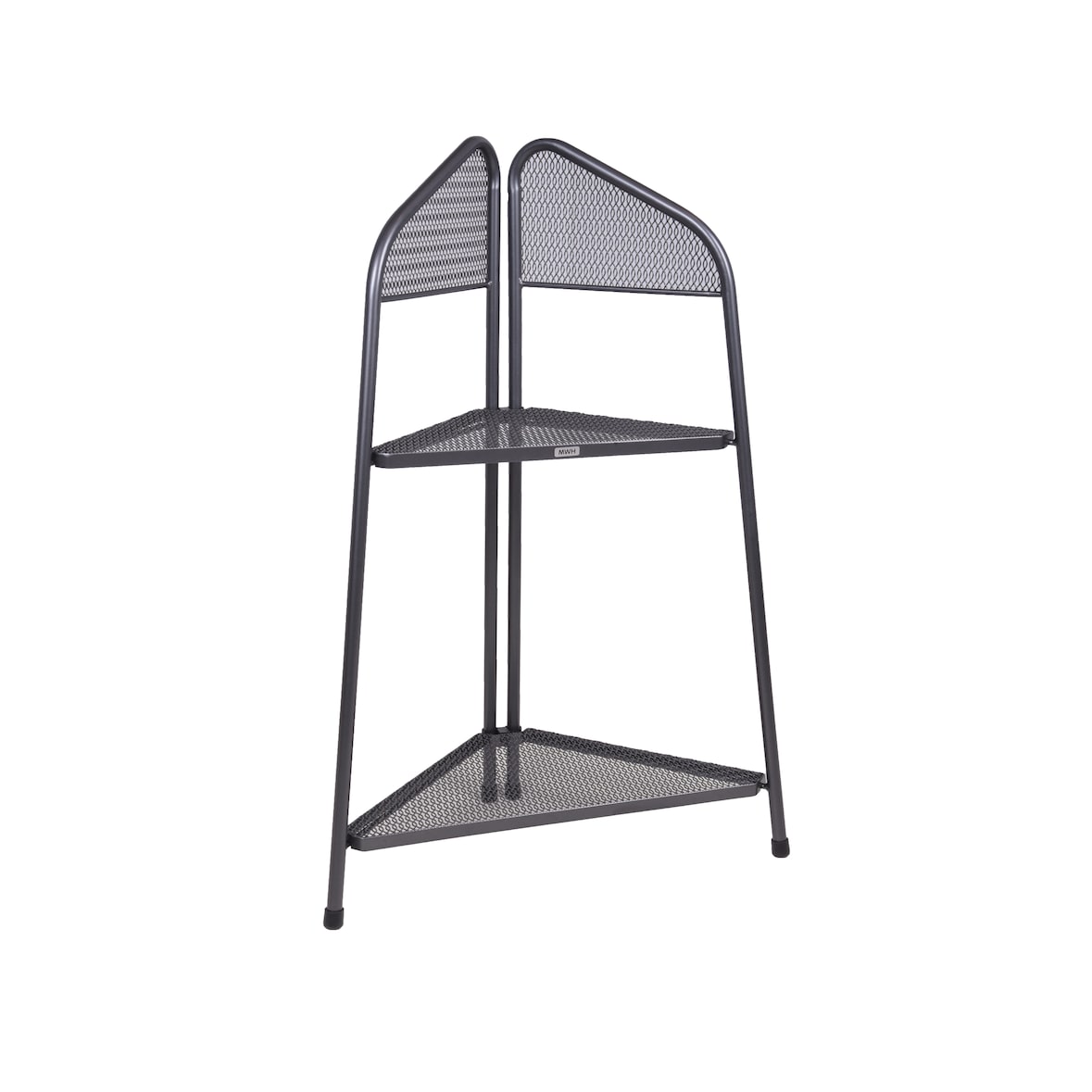 Eckregal EDKO Stahl Grau 100x48x48cm Standregal Ecke Wohnzimmerregal Dekorregal