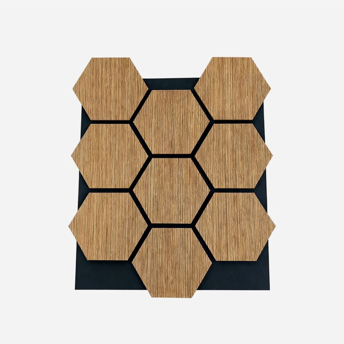 Pannelli fonoassorbenti decorativi esagonali 12pz 62x76 cm-DH104807