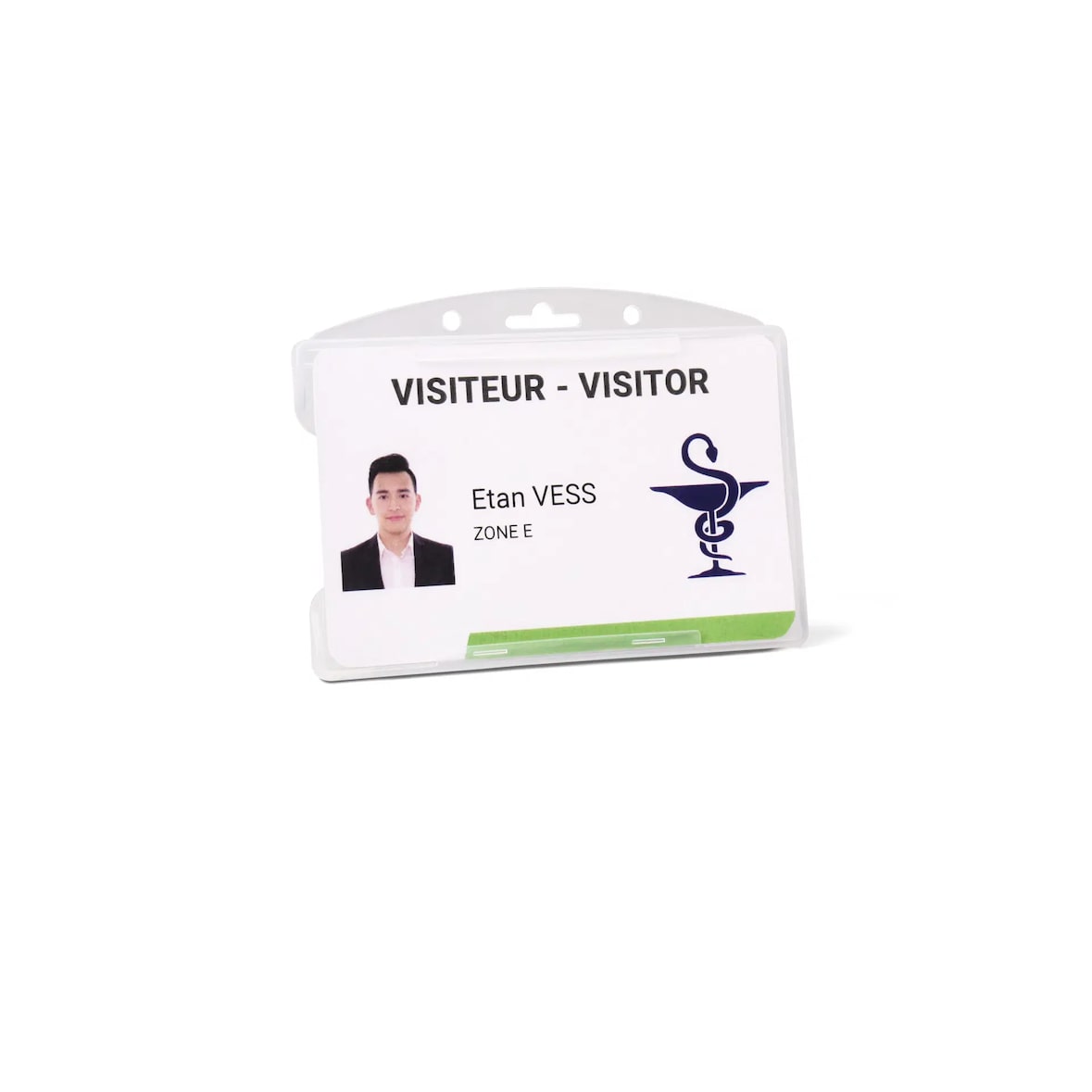 DJOIS by 3L Confezione da 30 portanome con lato aperto 90x65 mm