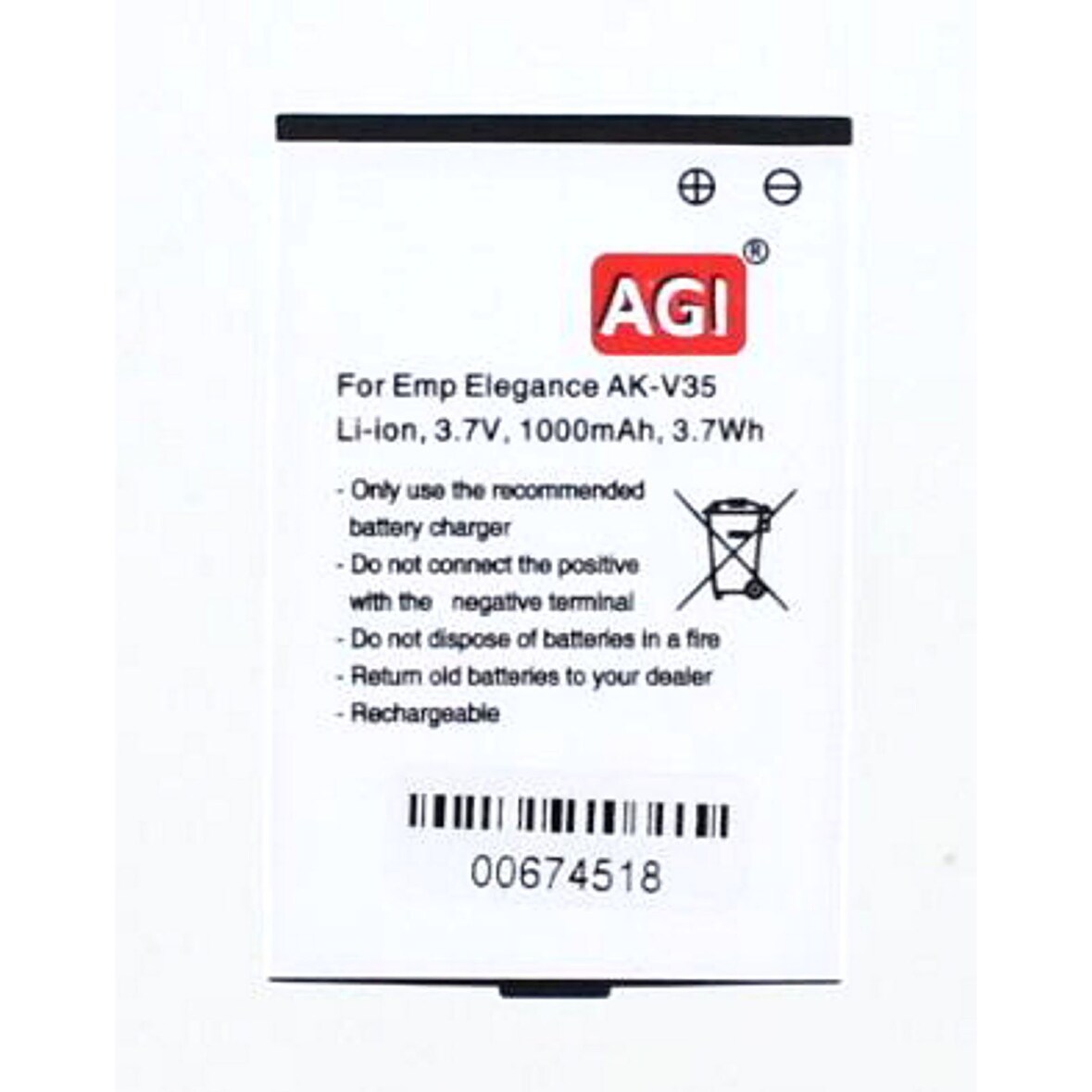 Akku kompatibel mit Emporia AK-V36