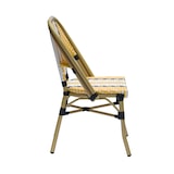 thumbnail of METRO PROFESSIONAL Chaise Pigalle, empilable, aluminium / rotin PE, jaune