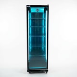 thumbnail of Romux® Gefrierschrank MD 500 Liter 1 Tür Schwarz mit Belüftet | Professioneller Gefrierschrank mit Glastür & LED