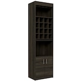 thumbnail of Mueble Bar kava espresso en melamina con Estante para Copas y Gabinete Inferior
