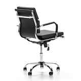 thumbnail of Sillón de Oficina Fenix reclinable Negro, Piel sintética, Altura Ajustable, Diseño ergonómico