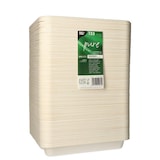 thumbnail of PAPSTAR 125 Siegelschalen, Zuckerrohr 3-geteilt 850 ml 3 cm x 17,5 cm x 22,5 cm weiss