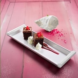 thumbnail of Vassoio Rettangolare in Melamina 36x11.5 cm, Perfetto per Portata Sushi, Contorni e Insalata, Elegante e Resistente, Ideale per Buffet, Catering