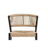 thumbnail of METRO PROFESSIONAL Cadeira de bar empilhável Lario, alumínio/poliuretano, design de corda, preto