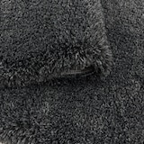 thumbnail of Teppich Hochflor Langflor Uni Kuschelig Waschbar Strapazierfähig Wohnzimmer Schlafzimmer Rund Grau 200x200 cm – SALZACH von Kadima Design