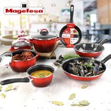 thumbnail of Magefesa Sfumatto Rosso - Cacerola Ø24cm con tapa de vidrio color rojo