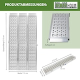 thumbnail of DREIBREIT by TRUTZHOLM Alu Auffahrrampe 215 cm 2-fach klappbar 1020 kg gelocht Verladerampe Rampe