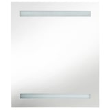 thumbnail of Helloshop26 - Badezimmerschrank mit LED-Spiegel 50 x 14 x 60 cm Eiche 02_0006590