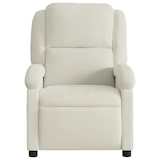thumbnail of vidaXL Massagesessel Elektrisch Creme Samt