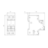 thumbnail of Siemens 5SY42067 5SY4206-7 Leitungsschutzschalter 6 A 230 V, 400 V