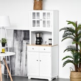 thumbnail of HOMCOM Credenza Alta per Cucina Mobile Buffet in Legno Bianco