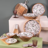 thumbnail of Set de 2 plateaux ronds Champêtre en manguier 35 et 40 cm -  Vert Rond Bois De Manguier Table Passion 40.00x40.00 cm