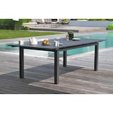 thumbnail of Table de jardin rectangulaire extensible - Gris anthracite - Aluminium - 12 personnes - 240/300 x 100 cm - MIAMI -   DCB GARDEN