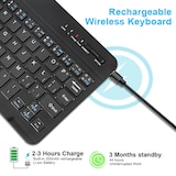 thumbnail of 3in1 Bluetooth Tastatur (Schwarz) + Maus (Schwarz) + Cover für Apple iPad Pro 11 2024 M4 5. Generation 11 Zoll Case Schutz Hülle Tasche Keyboard